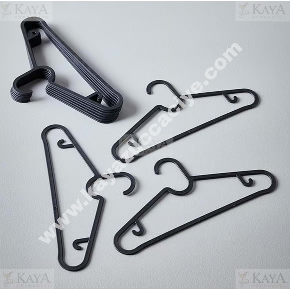 SAĞLIK BEK PERCHAS ELBİSE ASKISI 10 LU PLASTİK 1*20