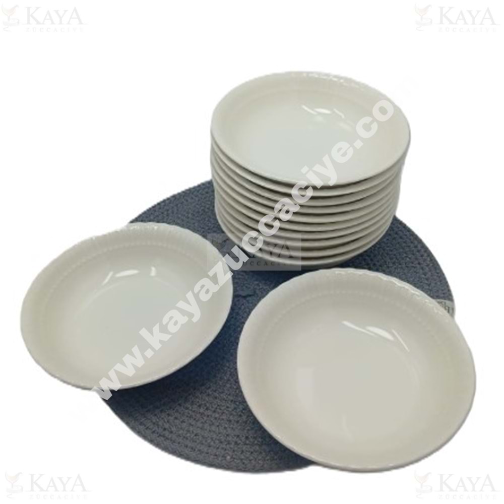 ARESTA PORSELEN 17 CM ÇUKUR TABAK ADET