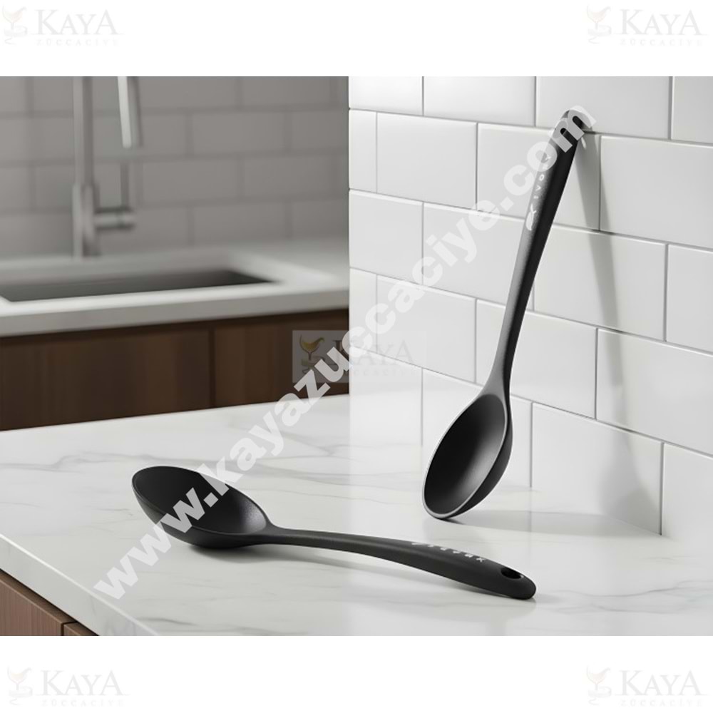 BZD IVORY SİLİKON MİNİ DERİN KAŞIK 20 CM 1*24