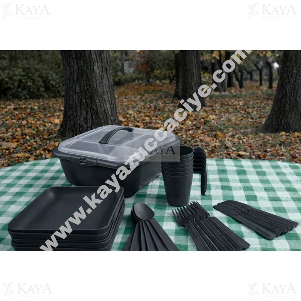 ALACA PİKNİK SETİ 32 PARÇA 1*6