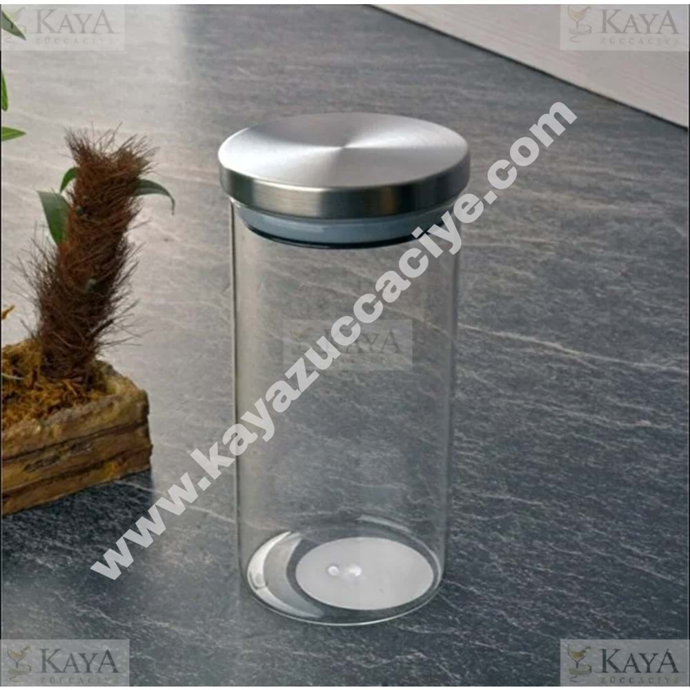 THN KAVANOZ CAM METAL KAPAK 600 ML 1*24