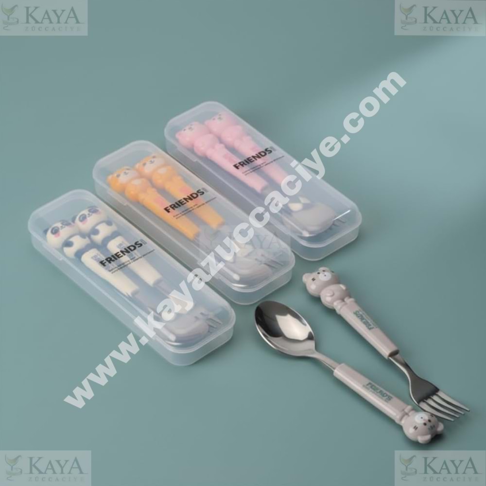 THN ÇATAL-KAŞIK SETİ ÇOCUK 2 Lİ FİGÜRLÜ 1*24