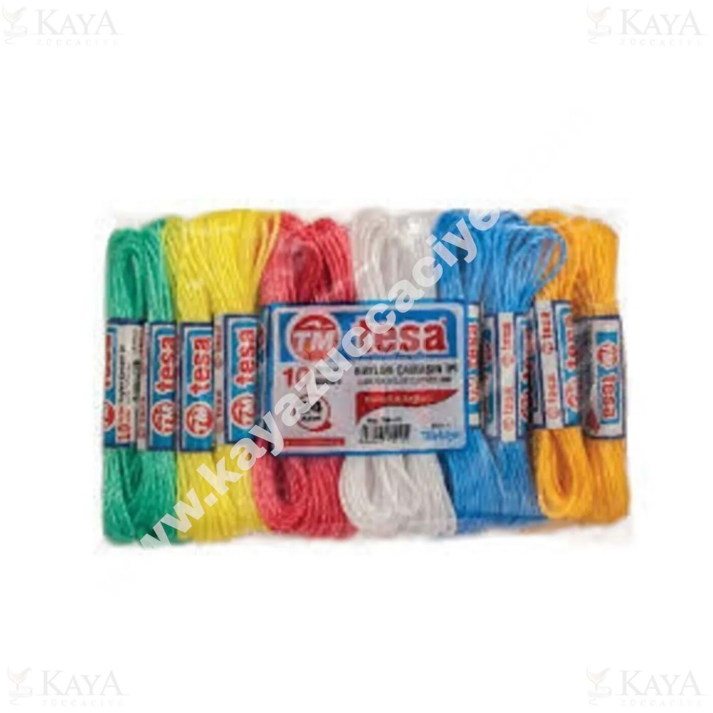 DOLLY TESA PLASTİK ÇAMAŞIR İPİ 10 MT 1*24