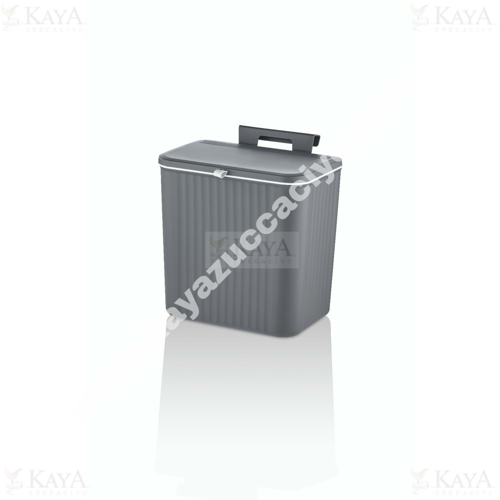 TUFFEX ÇİFT YÖN KAPAKLI ASILABLİR ÇÖP KOVASI 1*6