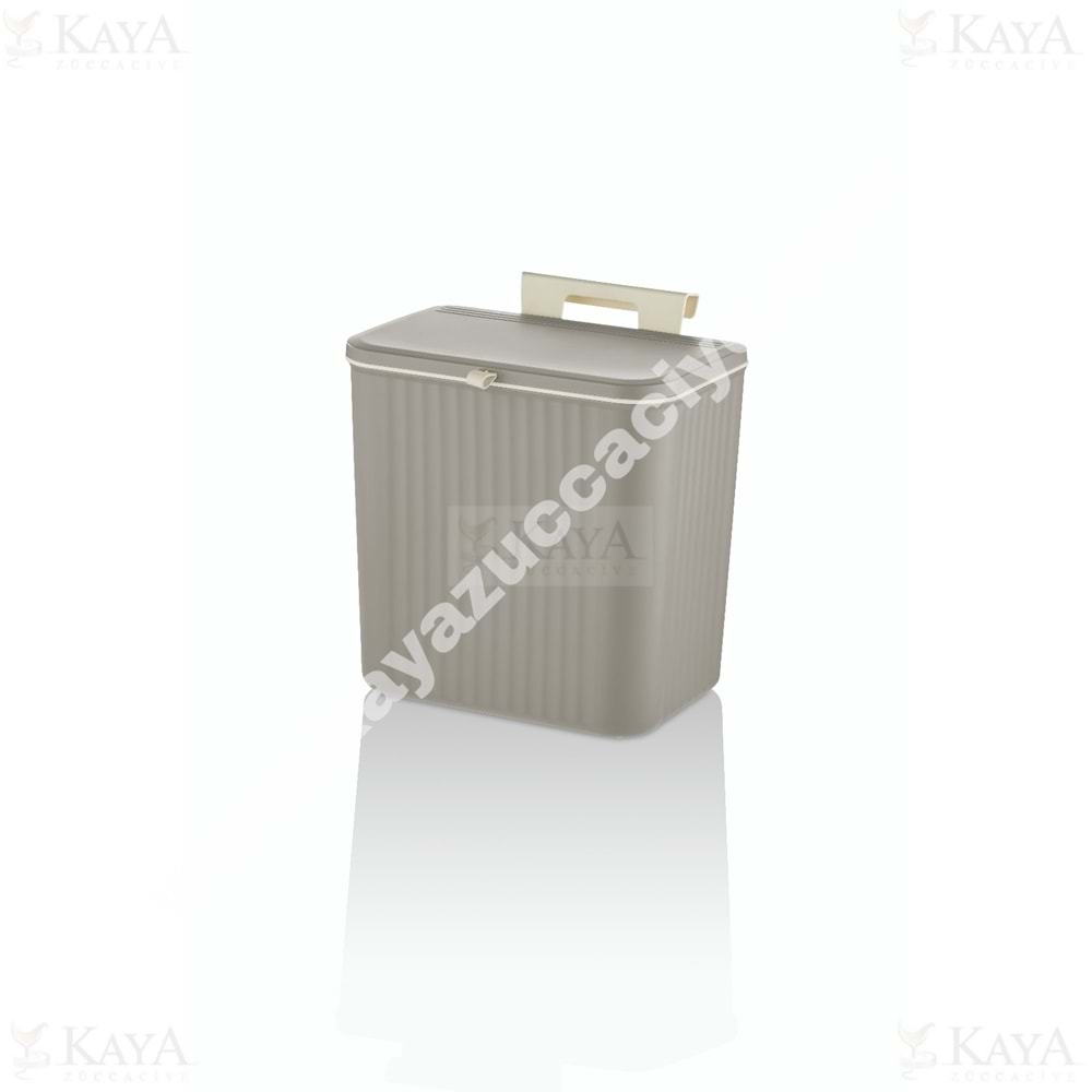 TUFFEX ÇİFT YÖN KAPAKLI ASILABLİR ÇÖP KOVASI 1*6