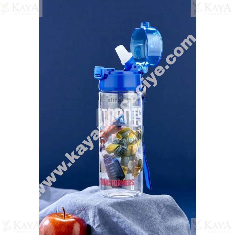 TUFFEX ÇOCUK TRANSFORMERS SOLO PİPETLİ MATARA 500 ML 1*24
