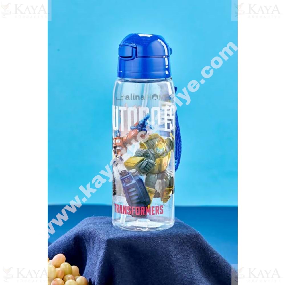 TUFFEX ÇOCUK TRANSFORMERS MONO PİPETLİ MATARA 500 ML 1*24