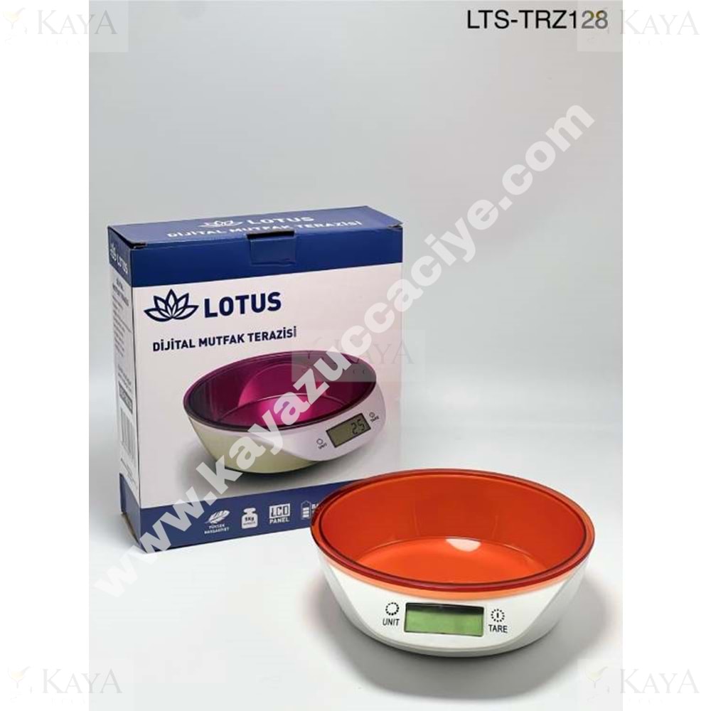 BZD LOTUS TERAZİ DİJİTAL MUTFAK TERAZİSİ 5 KG 1*24