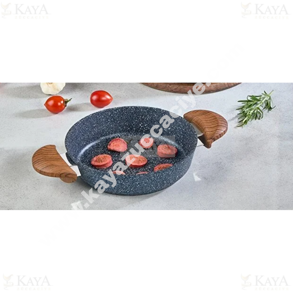 BRİLLANT SAHAN ÇİFT KULPLU TAVA ALPHA GRANİT 18 CM 1*12