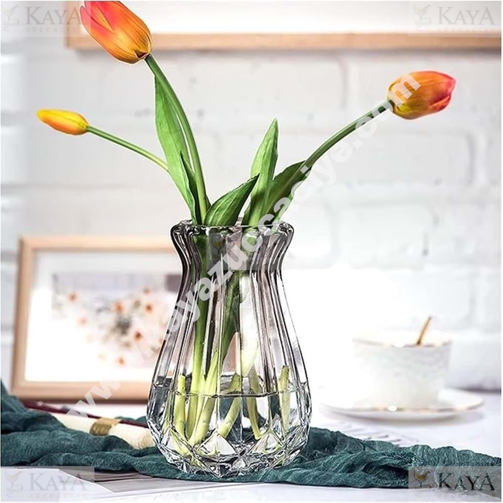 MLN CAM NAZ ŞİLLER MODEL VAZO 6x12 CM 1*70
