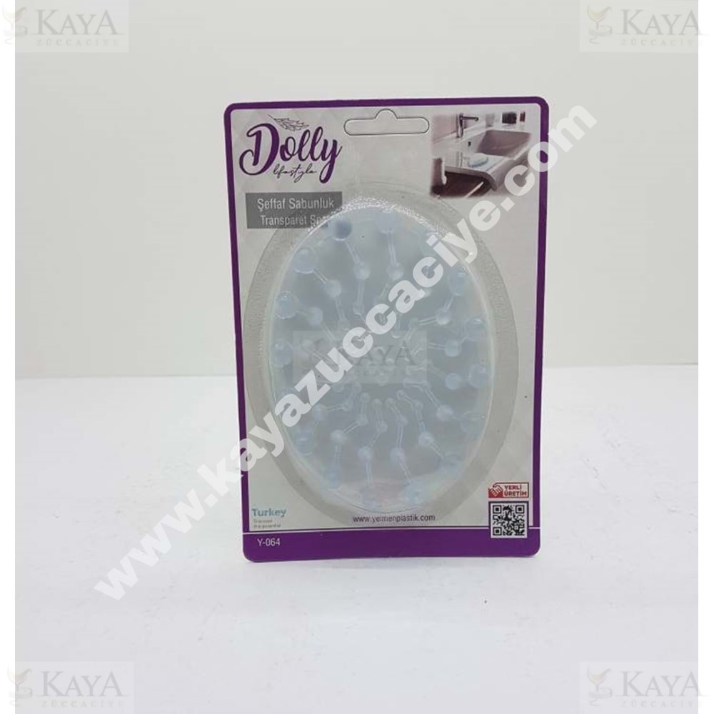 DOLLY SABUNLUK ŞEFFAF KATI SABUN ALTLIĞI1 1*120