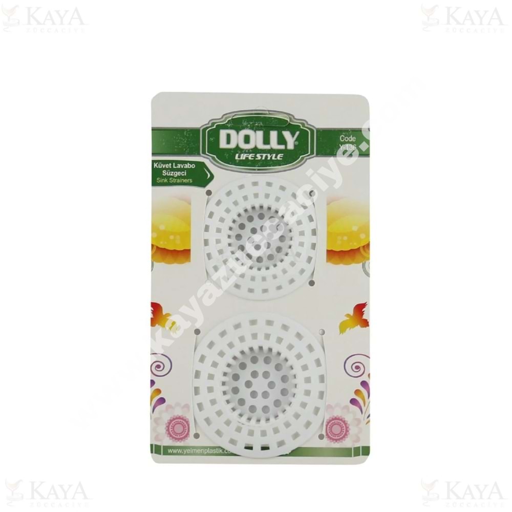 DOLLY BANYO Y-136 LAVABO SÜZGEÇ 2.Lİ