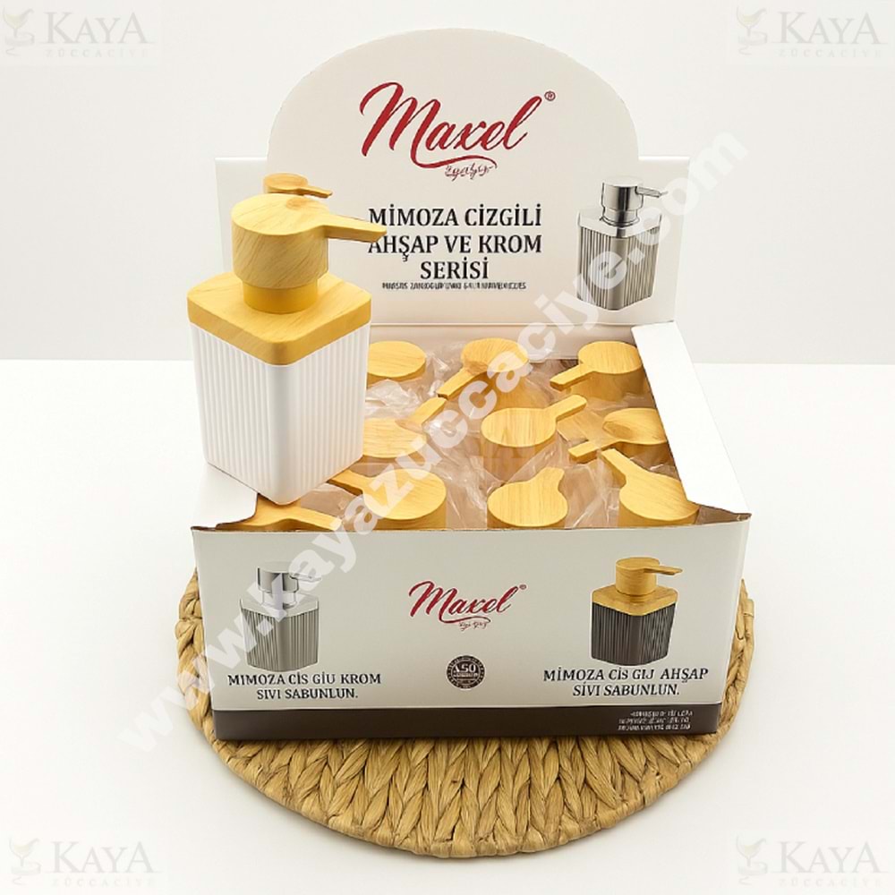 DOLLY SABUNLUK MİMOZA AHŞAP SIVI SABUNLUK 1*12