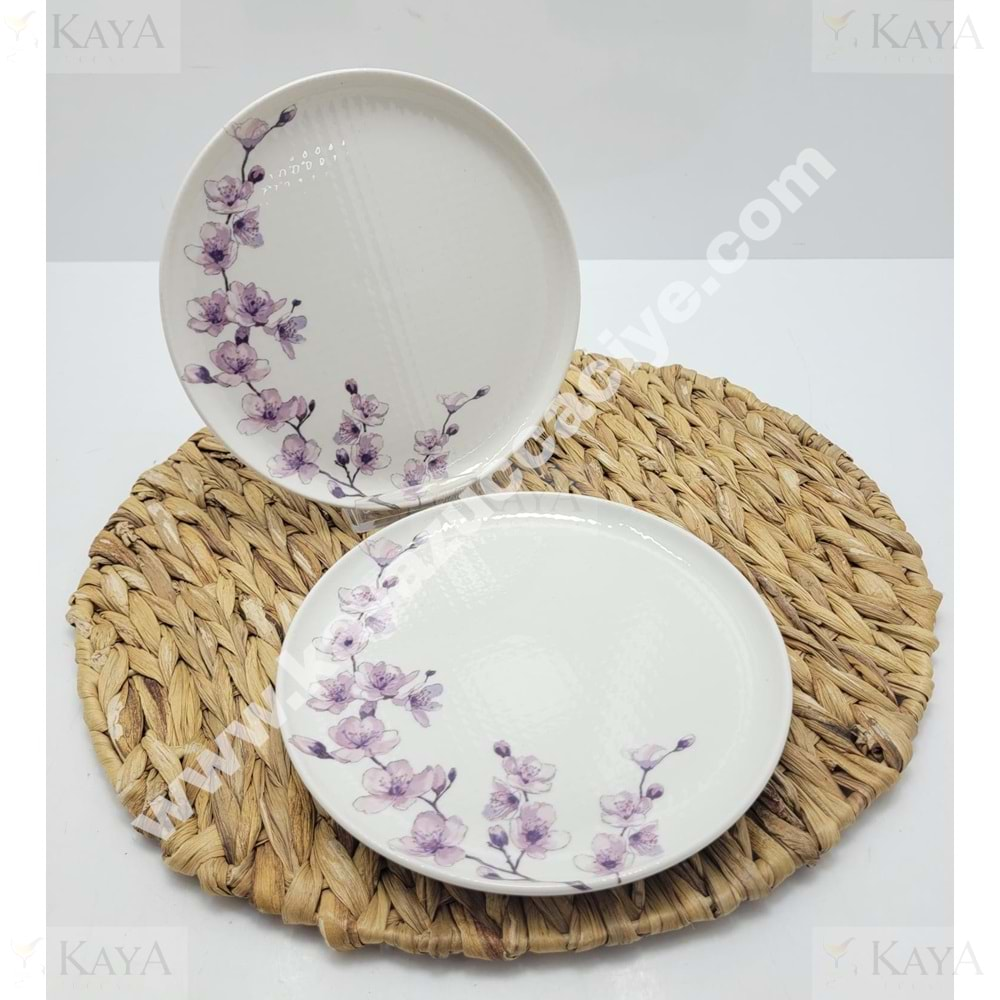 ALİNA HOME PEMBE YILDIZ PASTA TABAĞI 20 CM 1*12