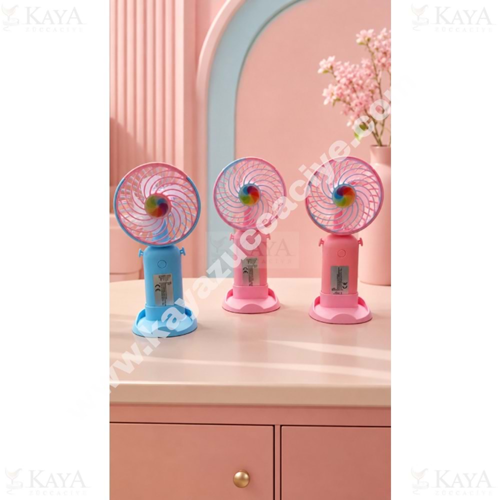 PANGO MASA ÜSTÜ MİNİ EL FANI USB ŞARJLI 10027 1*168
