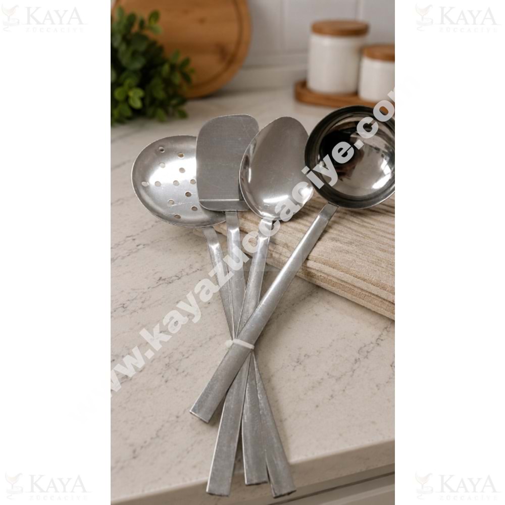 ZEN LİFE KROM MUTFAK SETİ 4 LÜ