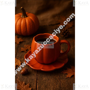 EGE SERAMİK KAHVE FİNCAN SETİ KABAK MODEL 2 Lİ 1*24