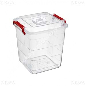 BURSEV TETRİS KARE SAKLAMA KABI 1 NO 7 LT 1*24