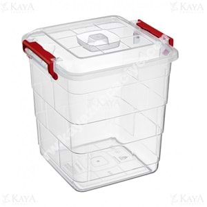 BURSEV TETRİS KARE SAKLAMA KABI 3 NO 16 LT 1*12