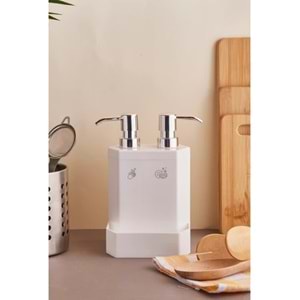 PEROTTİ SIVI SABUNLUK MARLON LECCE WHİTE 2 Lİ SÜNGERLİKLİ 1*24