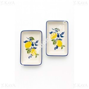 ÜLGER SERAMİK LİMON DESENLİ FIRAT KAHVALTILIK 15 CM 1*32