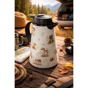 HEREVİN TERMOS KONİK DESENLİ 1.2 LİTRE 1*6