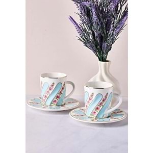 PEROTTİ PORSELEN 2 Lİ KAHVE FİNCAN TK. KUZGUNCUK 1*12