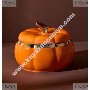 PEROTTİ PORSELEN BALKABAK KAPAKLI SAKLAMA KABI LARGE 1*8