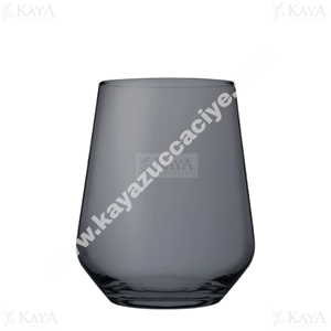 HEREVİN CAM MEŞRUBAT BARDAĞI GRİ 425 ML 1*24