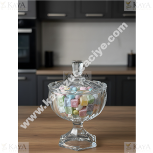 MTR CAM ŞEKERLİK YESİNK GLASSJAR AYAKLI TG1036 15 CM 1*36