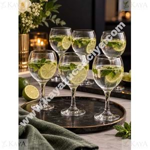 PAŞABAHÇE KADEH BISTRO AYAKLI BARDAK 6 LI 290 CC 1*4