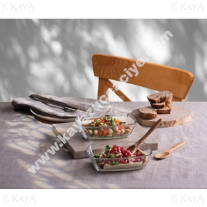 PAŞABAHÇE CAM ÇEREZLİK VE KAHVALTILIK TOKYO 3 LÜ 12 CM 1*8
