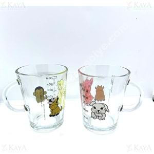 PAŞABAHÇE KULPU BARDAK DESENLİ 250 ML 1*12
