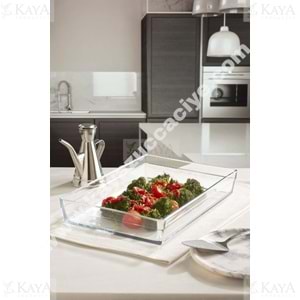 PAŞABAHÇE BORCAM LAZER KARE BÜYÜK 28 CM 1*6