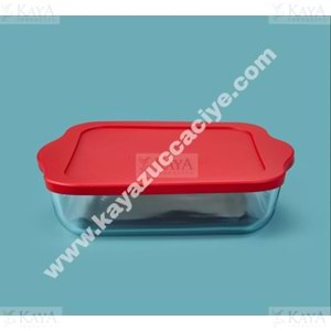 PAŞABAHÇE BORCAM KAPAKLI KARE TEPSİ 21x16 CM 1*4