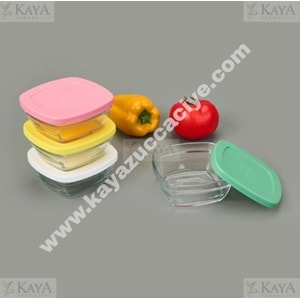 PAŞABAHÇE SAKLAMA KABI 4 LÜ SET GLASS4YOU 1209698 1*6