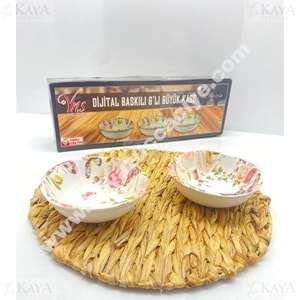 YNS DİJİTAL 6 LI BÜYÜK KASE 1*12