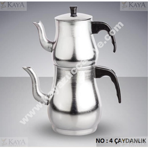 ZEN ÇAYDANLIK ALÜMİNYUM 4 NO KLASİK ÇAYDANLIK 1*30