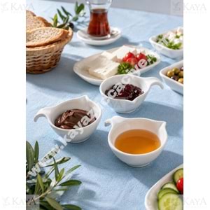 ASEL SERAMİK SOSLUK KULPLU L SOSLUK 8 CM REÇELLİK 1*80