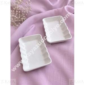 ASEL SERAMİK KAHVALTILIK 14x9 CM ÇEREZLİK 1*40