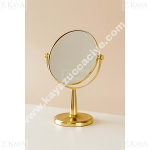 BZD GOLDEN ÇİFT TARAFLI METALİZE MAKYAJ AYNASI 1*60