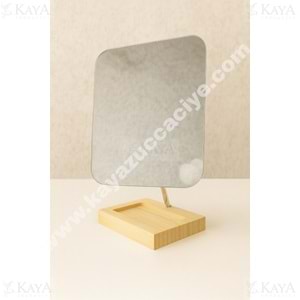 BZD GOLDEN BAMBU STANDLI SPİRALLİ MAKYAJ AYNASI 1*48