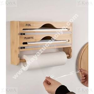 BZD IVORY BAMBU FOLYO KUTUSU 2 KATLI KAĞIT HAVLULUKLU 1*12