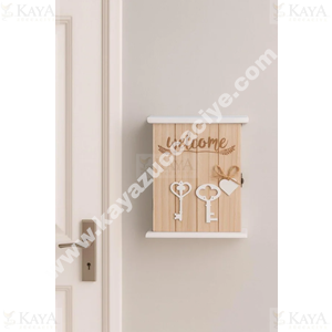 DECOREV AHŞAP ANAHTARLIK KUTUSU 6631 1*28