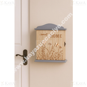 DECOREV AHŞAP ANAHTARLIK KUTUSU 6632 1*28