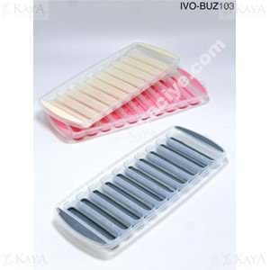 BZD IVORY SİLİKON BUZ KALIBI ÇUBUK 10 SIRA 1*100