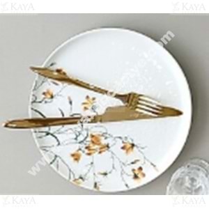 ALİNA HOME SARI ÇİĞDEM YUVARLAK PASTA TABAĞI 20 CM 1*12