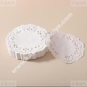 BZD IVORY DANTEL KAĞIT BARDAK ALTLIĞI 50 Lİ 1*30