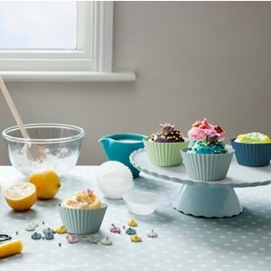 BZD IVORY KEK KALIBI SİLİKON MUFFİN KEK KAPSÜLÜ 1*12