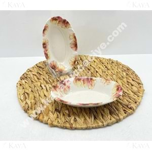 ALİNA HOME GELİNCİK CLARA OVAL KÜÇÜK 20X9 CM 1*36